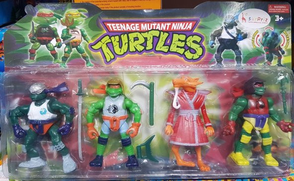 Ninja Turtles, Nınja Kaplumbağa Oyuncak Figür Karakerleri