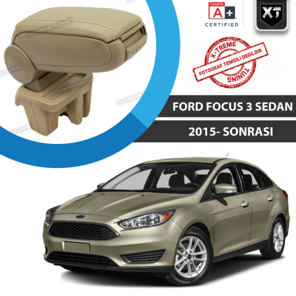 Ford Focus 3 Sedan Bej Kol Dayama (Kolçak) 2015- Sonrası