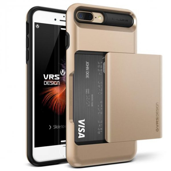 Verus iPhone 7 Plus Kılıf Damda Glide Series Case Shine Gold
