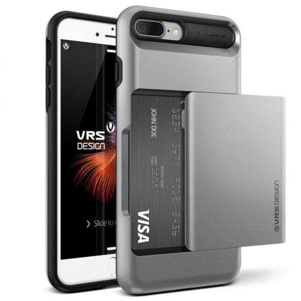 Verus iPhone 7 Plus Kılıf Damda Glide Series Case  Light Silver