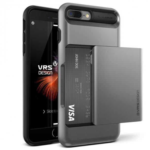 Verus iPhone 7 Plus Damda Glide Series Case Steel Silver