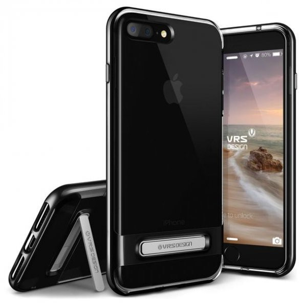 Verus iPhone 7 Plus Crystal Bumper Series Kılıf Siyah