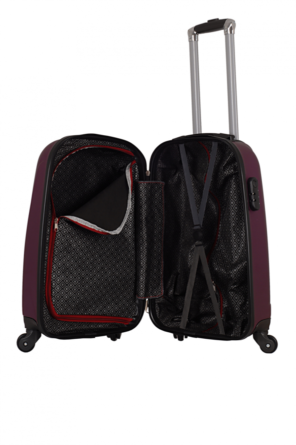 Laguna 02022 Mor Abs Büyük Boy Valiz - 3