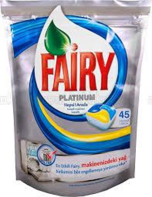 Fairy Platinum Bulaşık Makinesi Deterjanı 45li