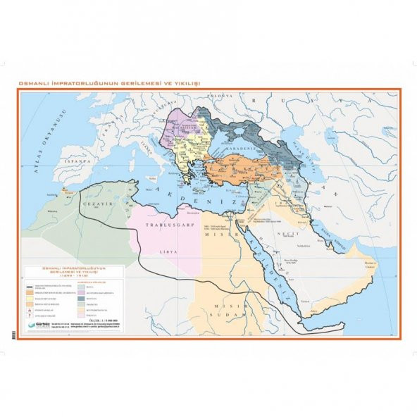 Osmanlı İmparatorluğu Gerileme Ve Yıkılış Haritası