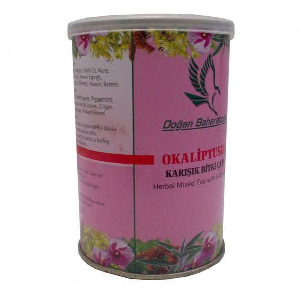 Okaliptuslu Karışık Bitkisel Çay 100 Gr Teneke Kutu - 3
