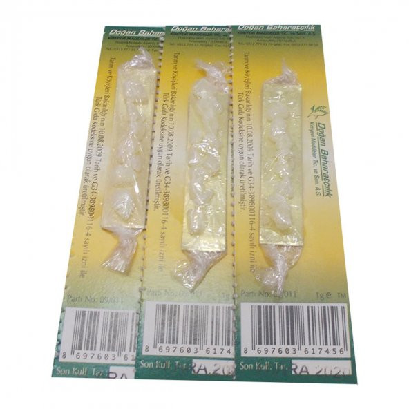 Damla Sakızı Saf Doğal 1 Gr Paket - 3
