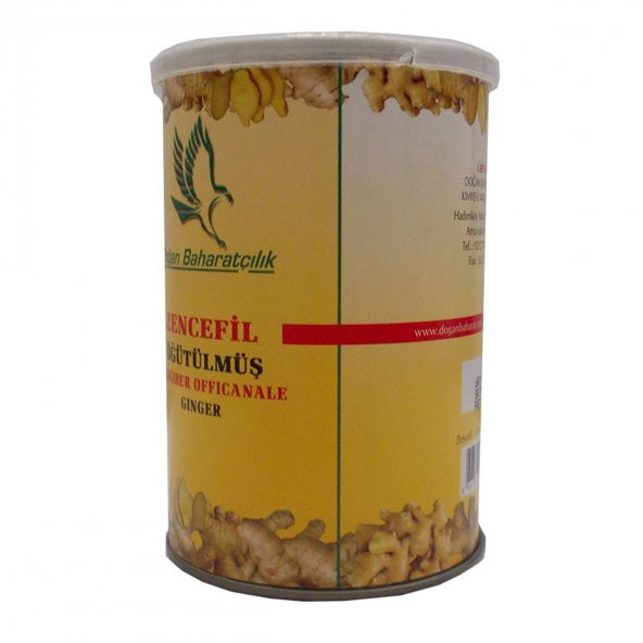 Zencefil Kökü Öğütülmüş Doğal 150 Gr Teneke Kutu - 2