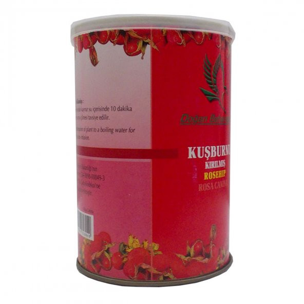 Kuşburnu Doğal Kırılmış 100 Gr Teneke Kutu - 3