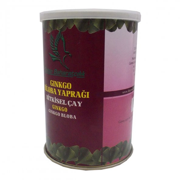 Doğal Ginkgo Biloba Yaprağı 100 Gr Teneke Kutu - 2