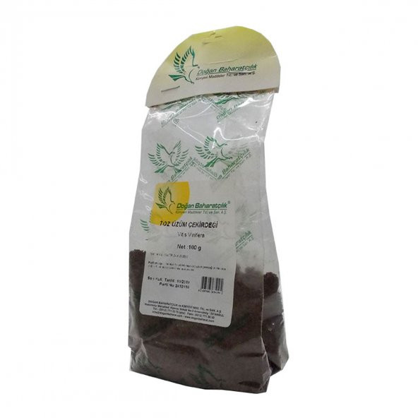 Üzüm Çekirdeği Öğütülmüş Doğal 100 Gr Paket - 2