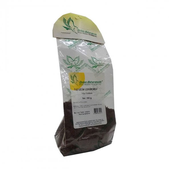Üzüm Çekirdeği Öğütülmüş Doğal 100 Gr Paket - 3
