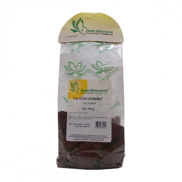 Üzüm Çekirdeği Öğütülmüş Doğal 100 Gr Paket - 4