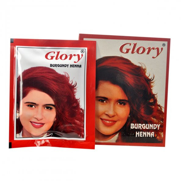 Glory Kızıl Hint Kınası (Burgundy Henna) 10 Gr Paket - 5