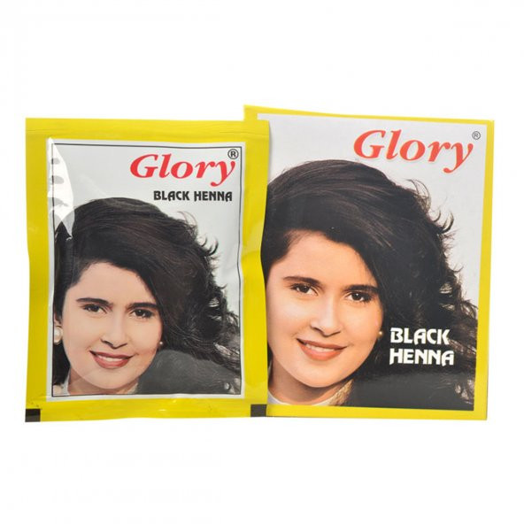 Glory Siyah Hint Kınası (Black Henna) 10 Gr Paket - 2