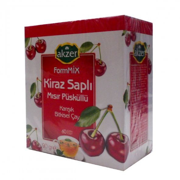Kiraz Saplı Mısır Püsküllü Bitkisel Çay 60 Süzen Poşet - 2