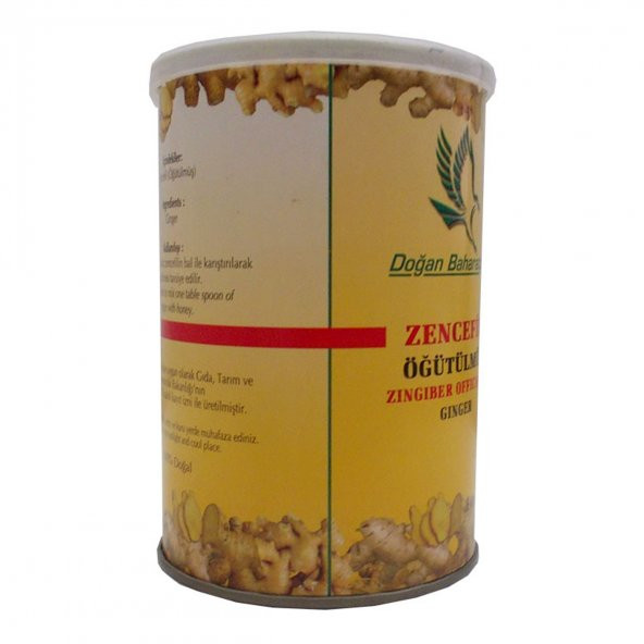 Doğan Zencefil Kökü Öğütülmüş Doğal 150 Gr Teneke Kutu - 3