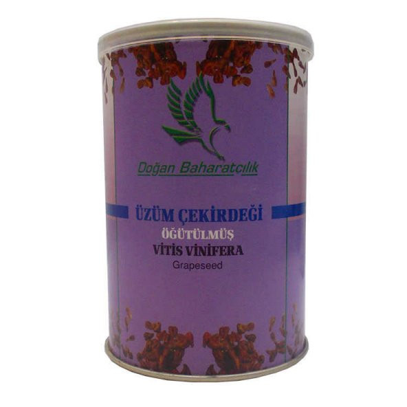 Doğan Üzüm Çekirdeği Öğütülmüş Doğal 150 Gr Teneke Kutu - 4