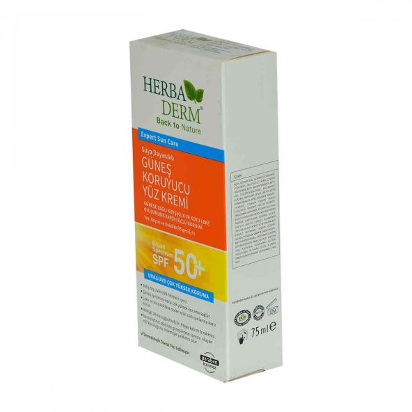 Herbaderm Güneş Bakım Kremi 50 Faktör SPF 75ML. - 5