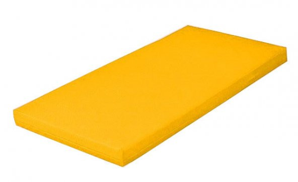 Sarı Jimnastik Yer Minderi 60x120x5 cm Yumuşak Sünger