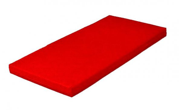 Kırmızı Jimnastik yer Minderi 60x120x5 cm Yumuşak Sünger