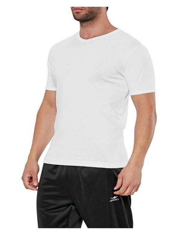 Lescon 15S-1204 T-Shirt V Yaka Erkek Kısa Kol Tişört