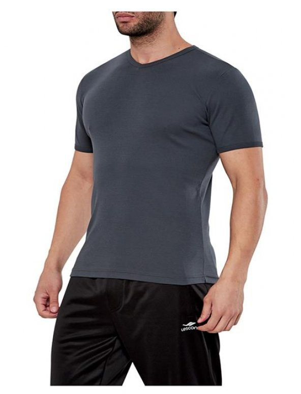 Lescon 15S-1204 T-Shirt V Yaka Erkek Kısa Kol Tişört