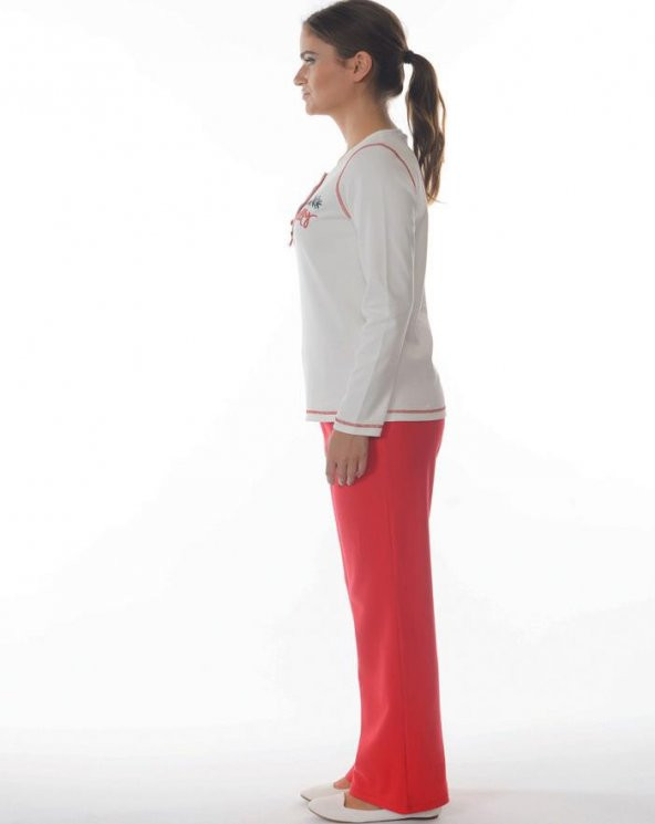 DAGİ  BAYAN POLAR PİJAMA TAKIMI - 2