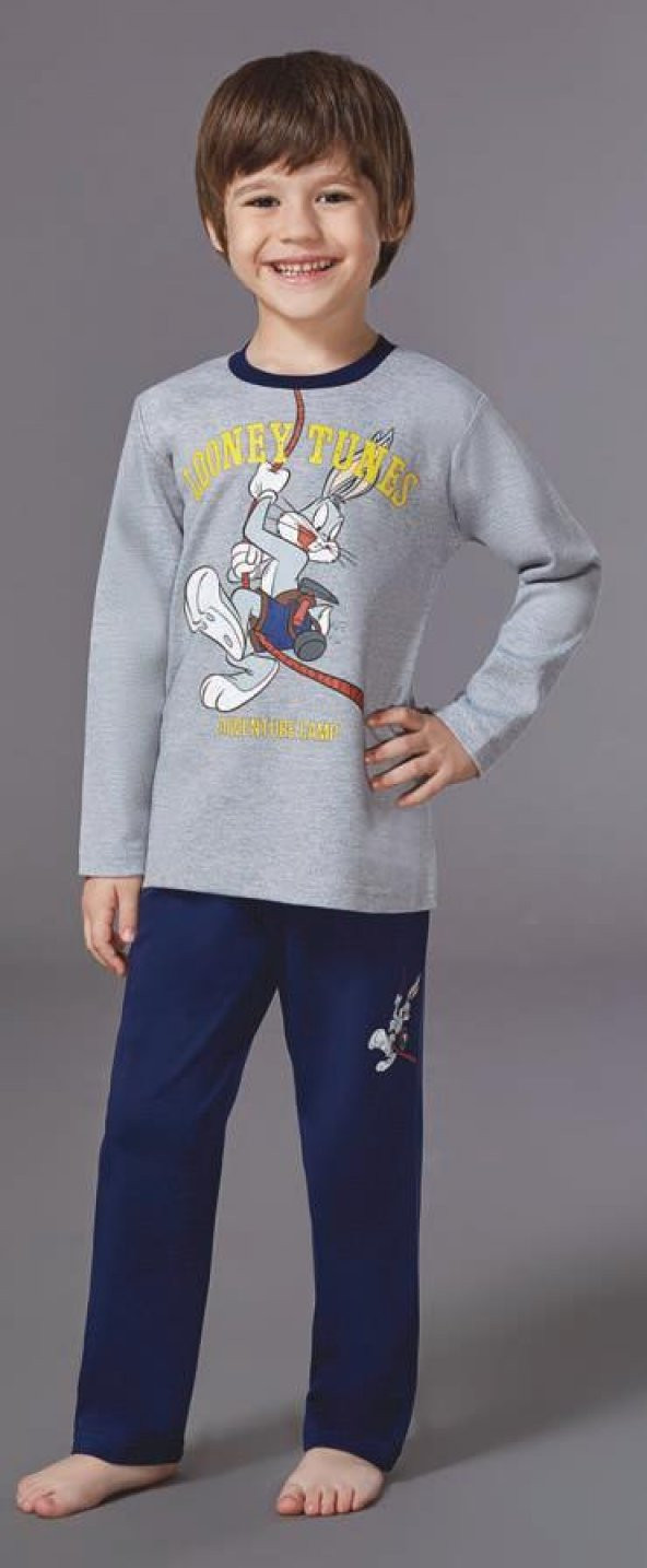 Looney Tunes Erkek Çocuk Pijama Takımı 3-8 Yaş
