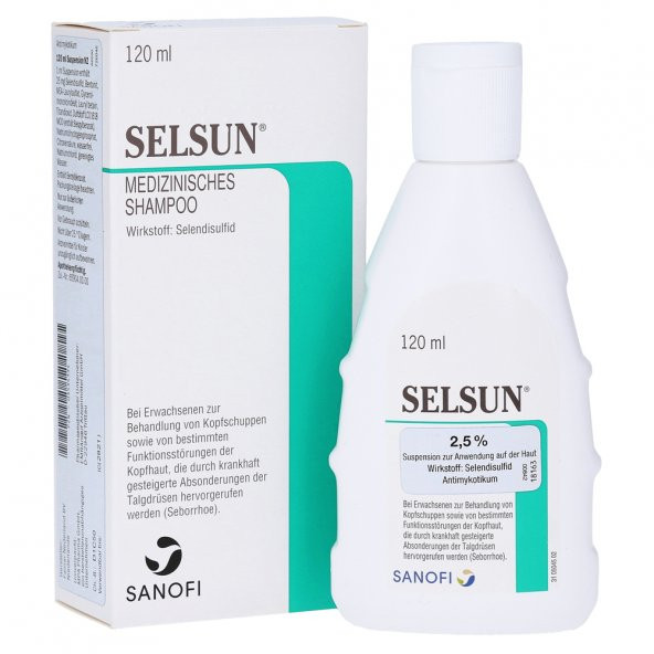 Selsun %2.5 Vol Selenium Sulfade Şampuanı 120ml