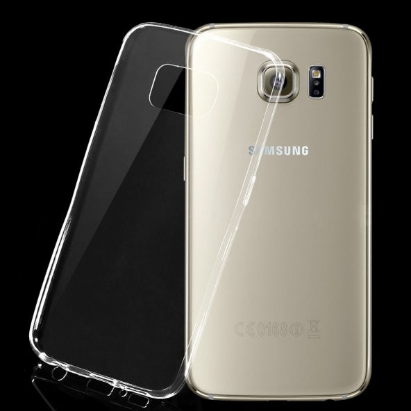 Samsung Galaxu S6 Şeffaf Esnek Silikon Kılıf