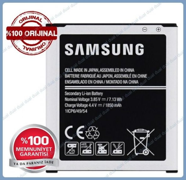 Samsung Galaxy J1 J100 Batarya Pil Orjinal