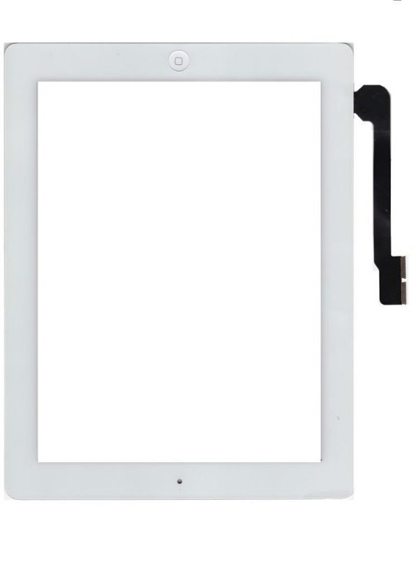 Apple iPad A1430 Dokunmatik Tablet Camı Siyah Tablet Dış Camı