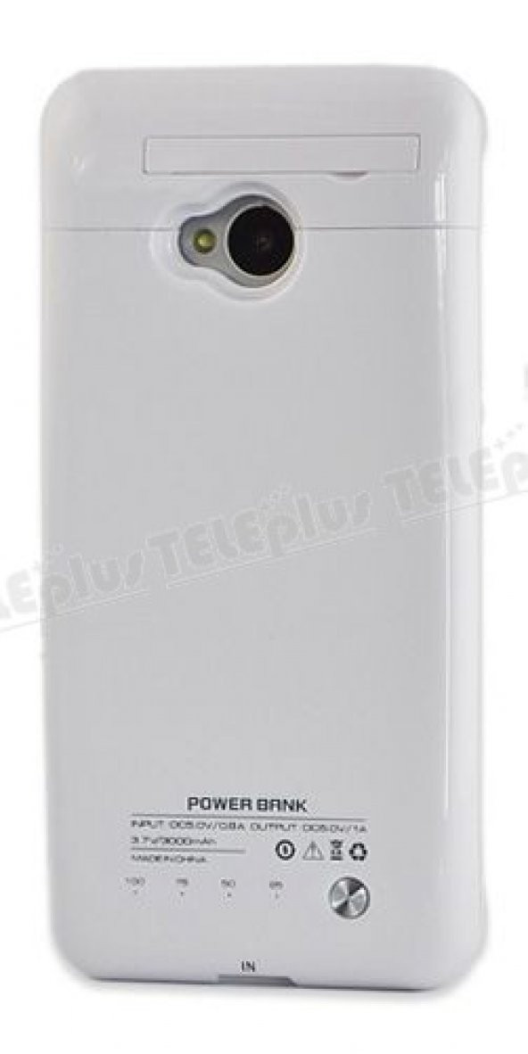 HTC One Şarjlı Kılıf Beyaz