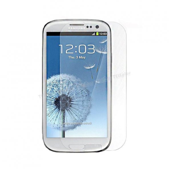 Samsung Galaxy S3 Plastik ve Cam Karışımı Kırılmaz Ekran Koruyucu