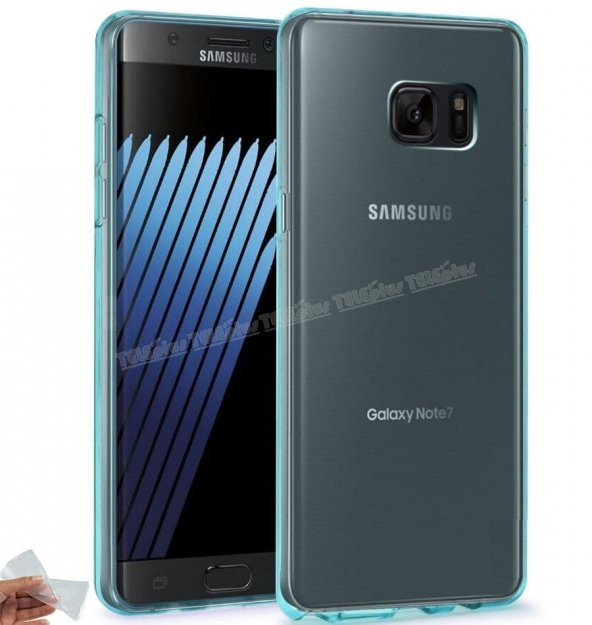 Samsung Galaxy Note 7 Silikon Kılıf Mavi