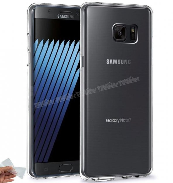 Samsung Galaxy Note 7 Silikon Kılıf Şeffaf