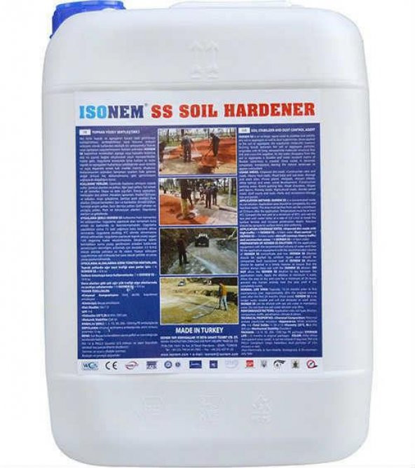İsonem Ss Soil Hardener Toprak Yüzey Sertleştirici 20 Lt