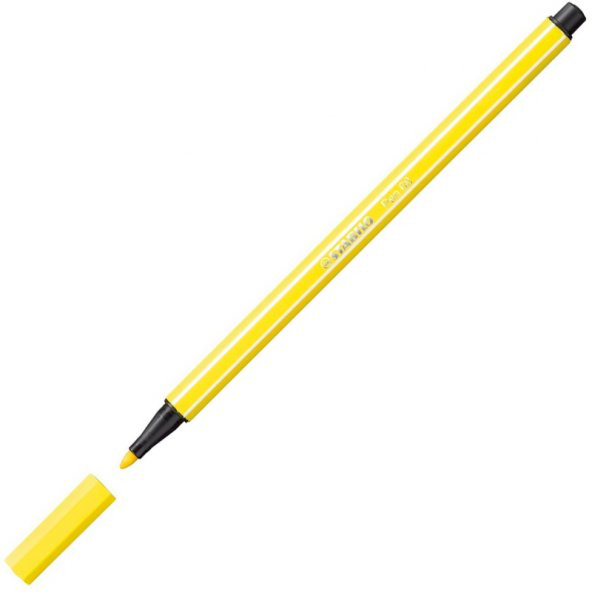 Stabilo Pen 68 Keçe Uçlu Kalem 68/24 Limon Sarısı