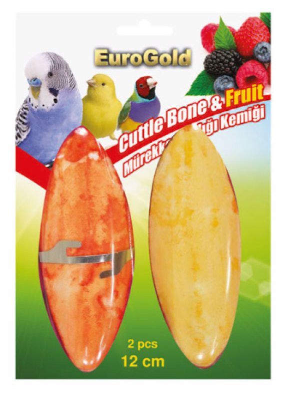 Eurogold Mürekkep Balığı Kemiği Meyve Aromalı 2 li 15 cm