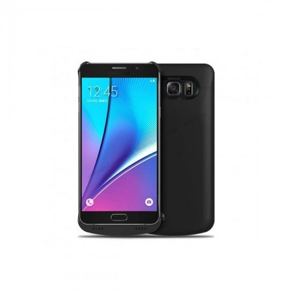 Samsung Galaxy Note 2 (N7100) Şarjlı Arka Kapak/Kılıf 4200 mAh Siyah
