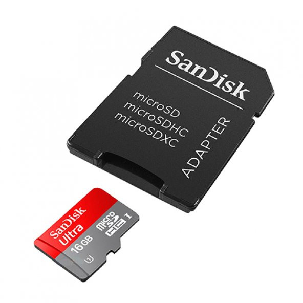 SanDisk Android MicroSD 16GB Class 10 Hafıza Kartı SDSDQUA-016G-U46A