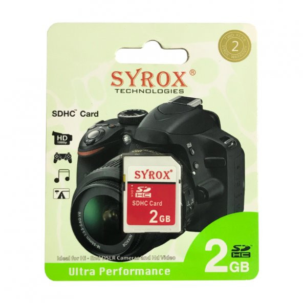 Syrox SD 2GB Hafıza Kartı
