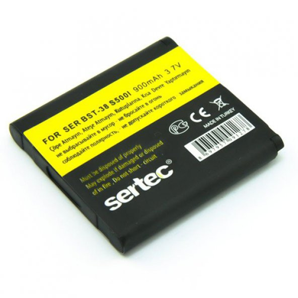 Sertec Sony BST-38 S500 Batarya - 2