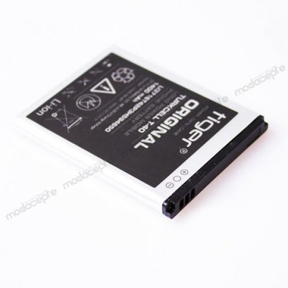 Tiger Turkcell T40 / Avea Intouch2 Batarya Lİ3716T42P3h594650 1400 mAh - 2