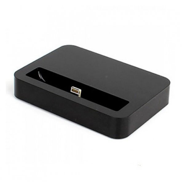 iPhone 5 / 5s Lightning Masaüstü Şarj Aleti Dock Siyah - 2