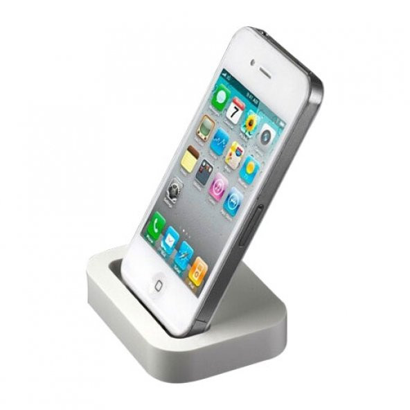 NoTech iPhone 4 / 4s Masaüstü Şarj Aleti Dock Beyaz