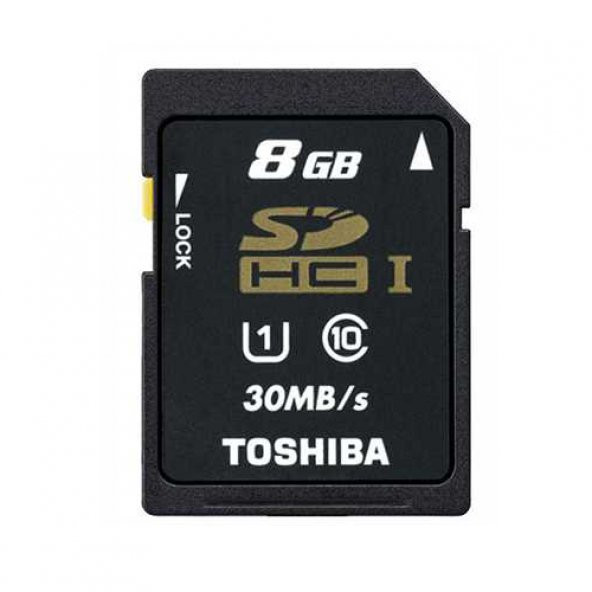 Toshiba High Speed SDHC UHS-I 8GB Class 10