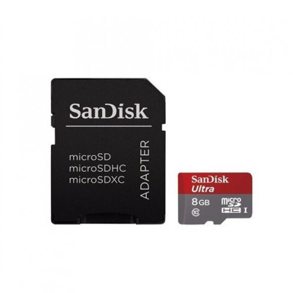 SanDisk Android MicroSD 8GB Class 10 Hafıza Kartı SDSDQUAN-008G-G4A