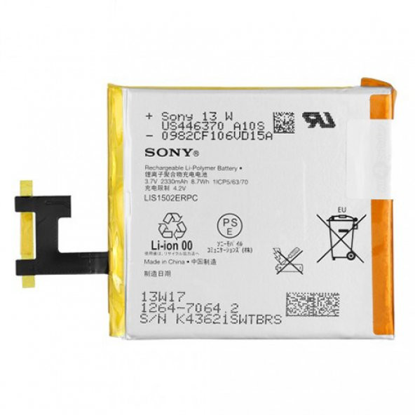 Sony Xperia Z Batarya LIS1502ERPC L36H